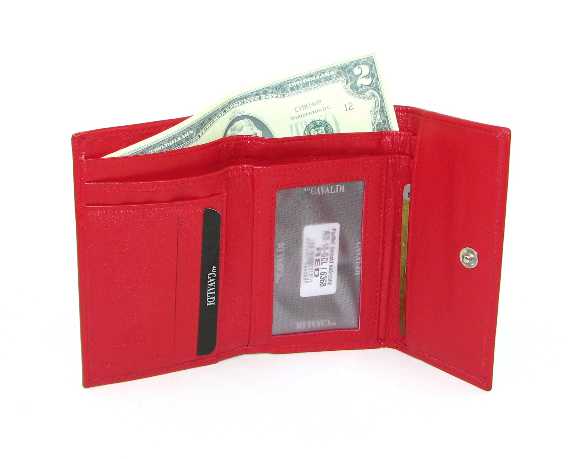Кошелек женский Cavaldi RD-18-GCL RED Кошелек женский Cavaldi RD-18-GCL RED